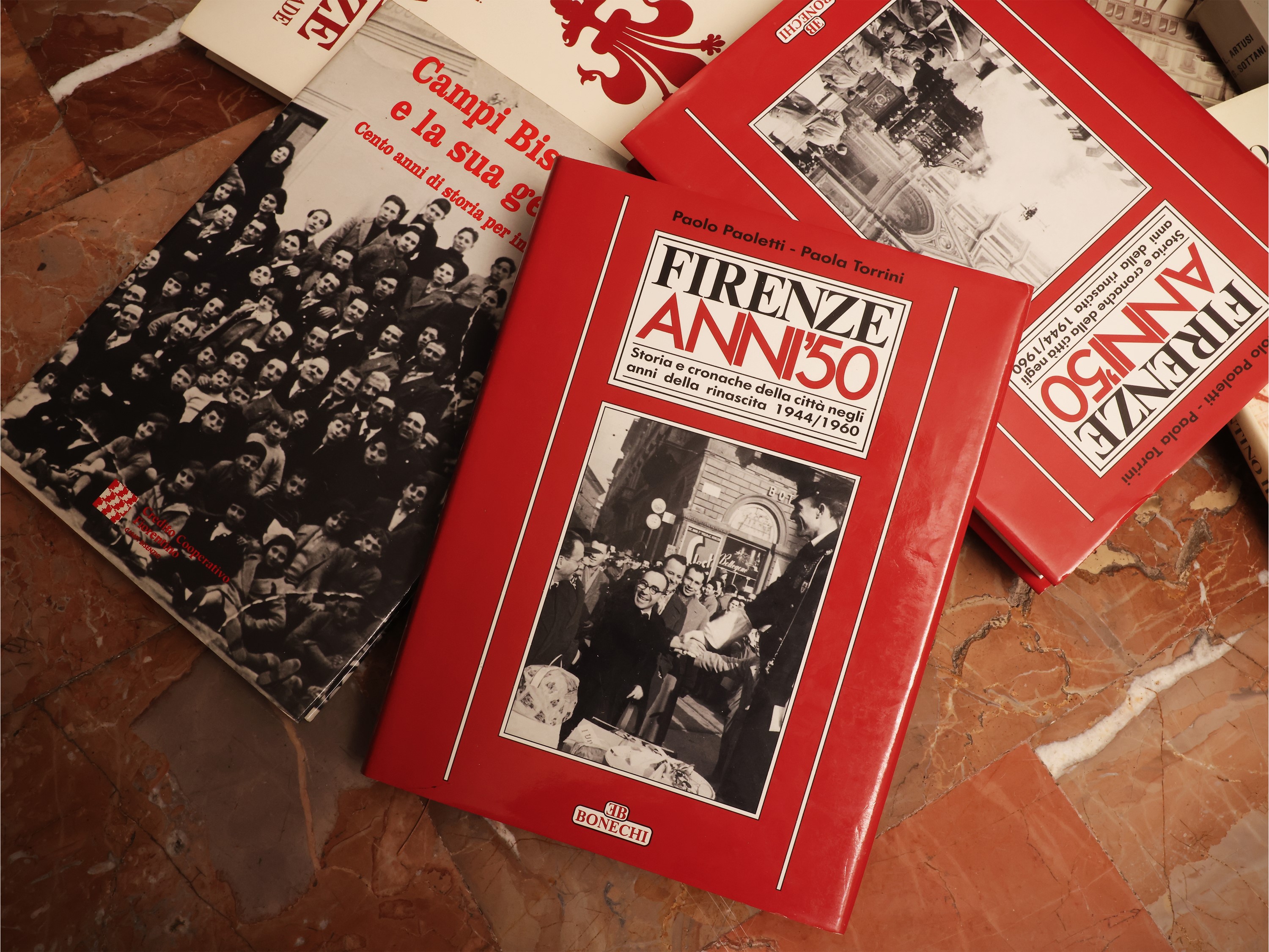 Raccolta di libri, Storia di Firenze - Lotto di 10 volumi