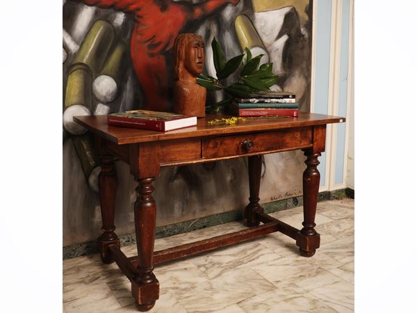 Walnut writing table