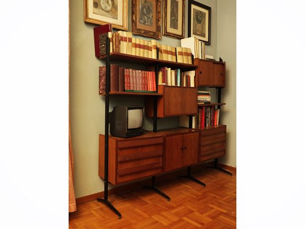 Terra sky modular teak bookcase