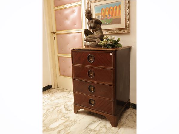 Mahogany bedside table