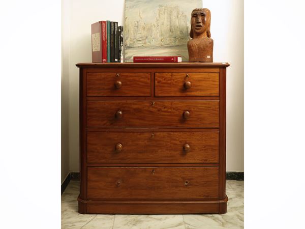 Mahogany chest of drawers