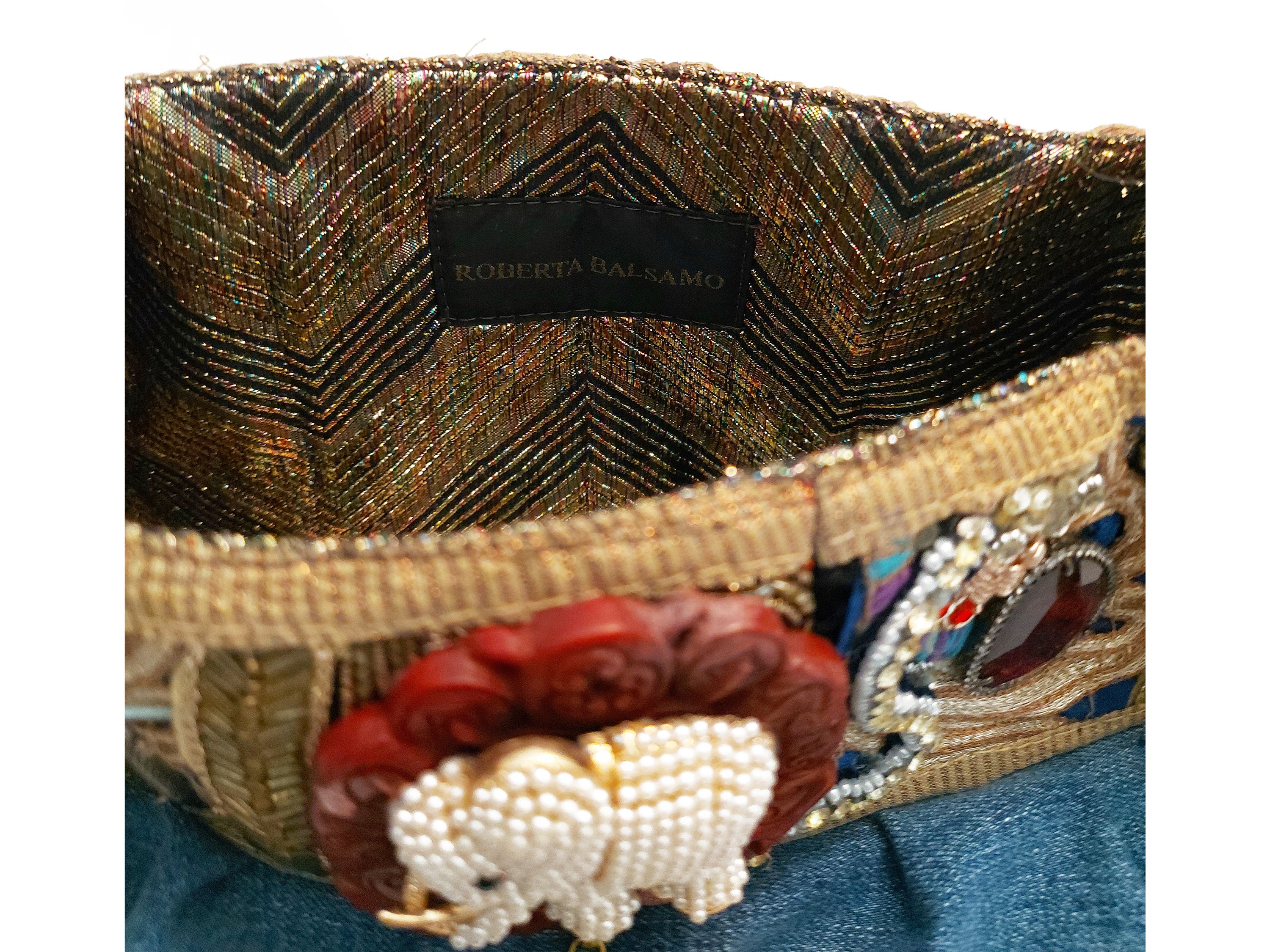 Borsa gioiello in denim