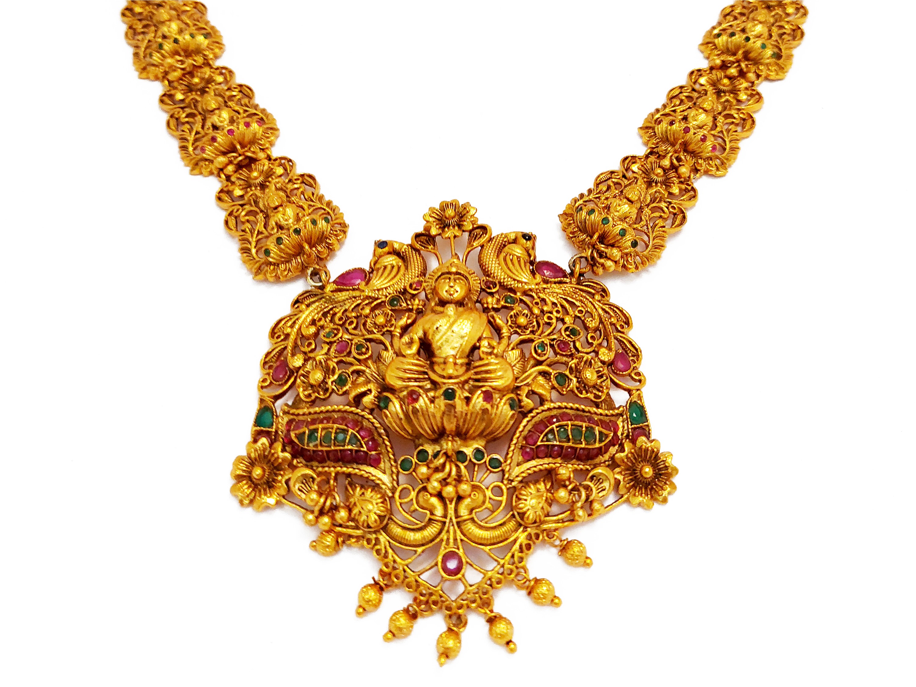 Set nuziale Collier e Orecchini in metallo color rame