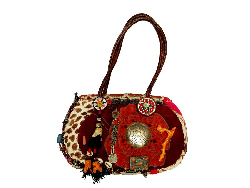 Borsa a spalla patchwork