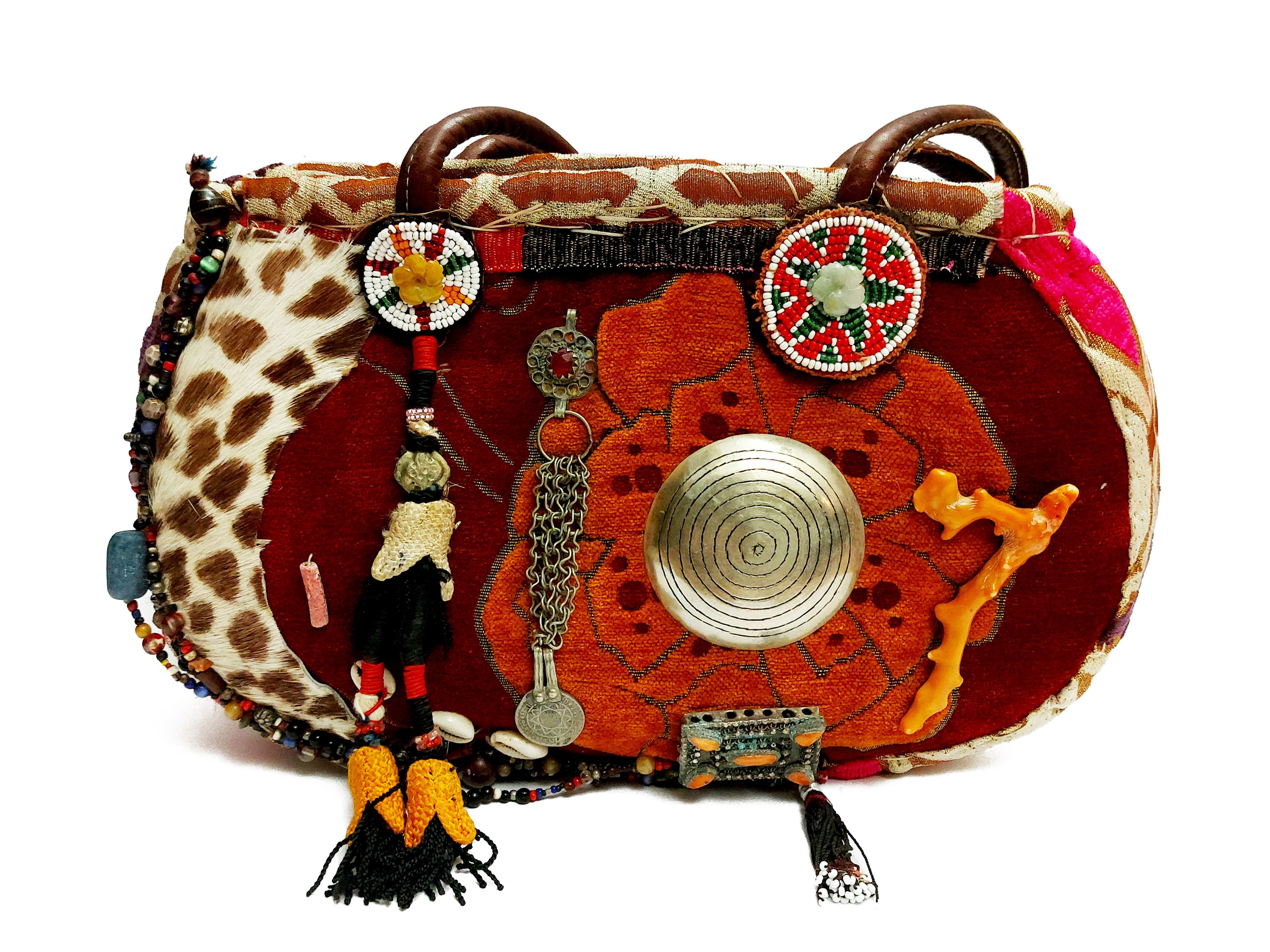 Borsa a spalla patchwork