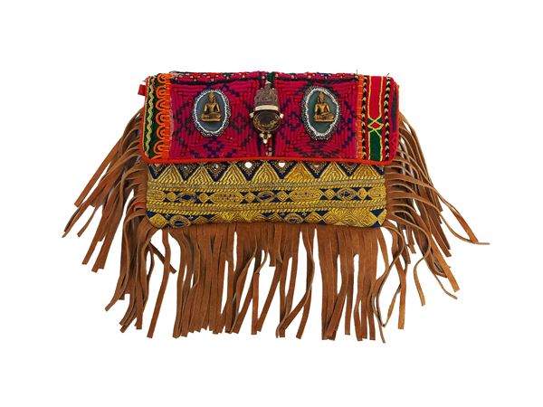 Roberta Balsamo - Indian fabric clutch bag