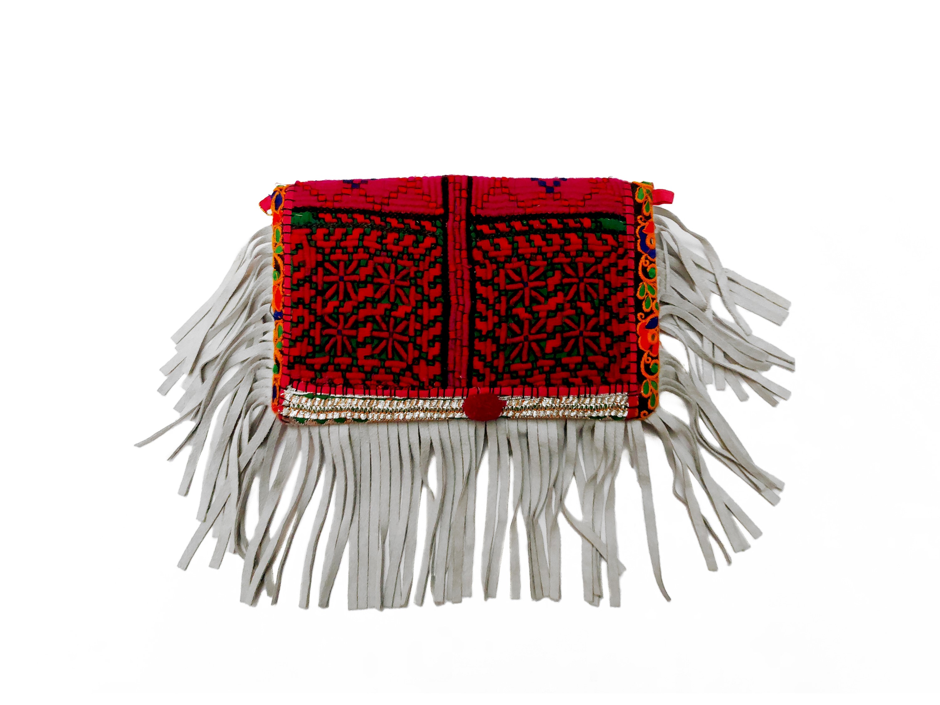 Pochette in tessuto indiano