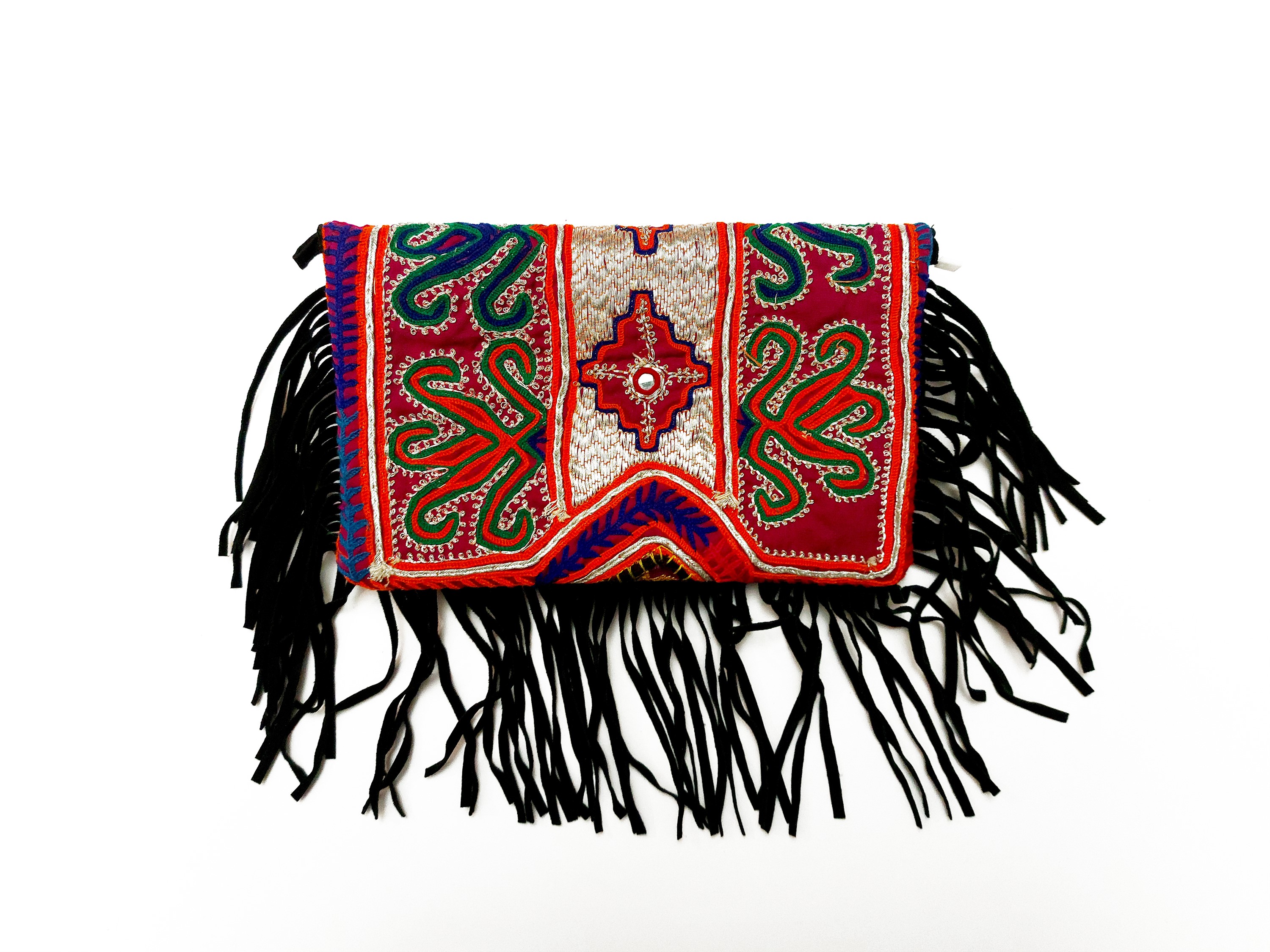 Pochette in tessuto indiano