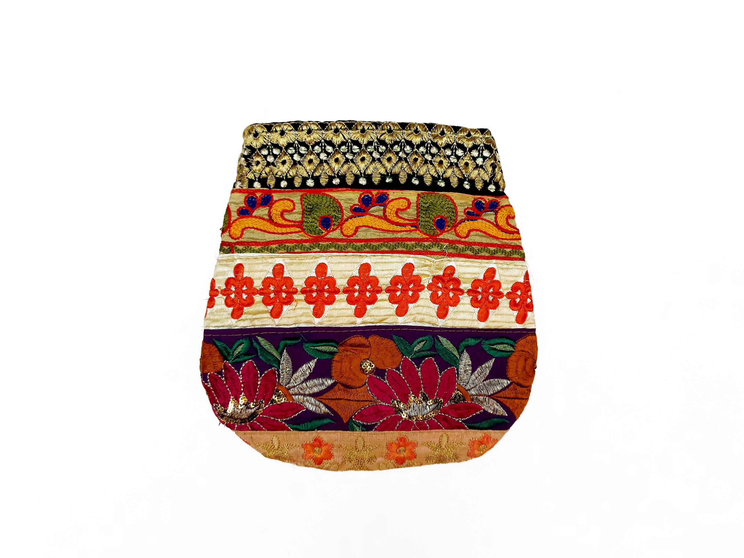 Borsetta a tracolla in tessuto indiano