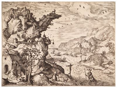 Raccolta di incisioni di scene bibliche e paesaggi, XVI/XVII secolo