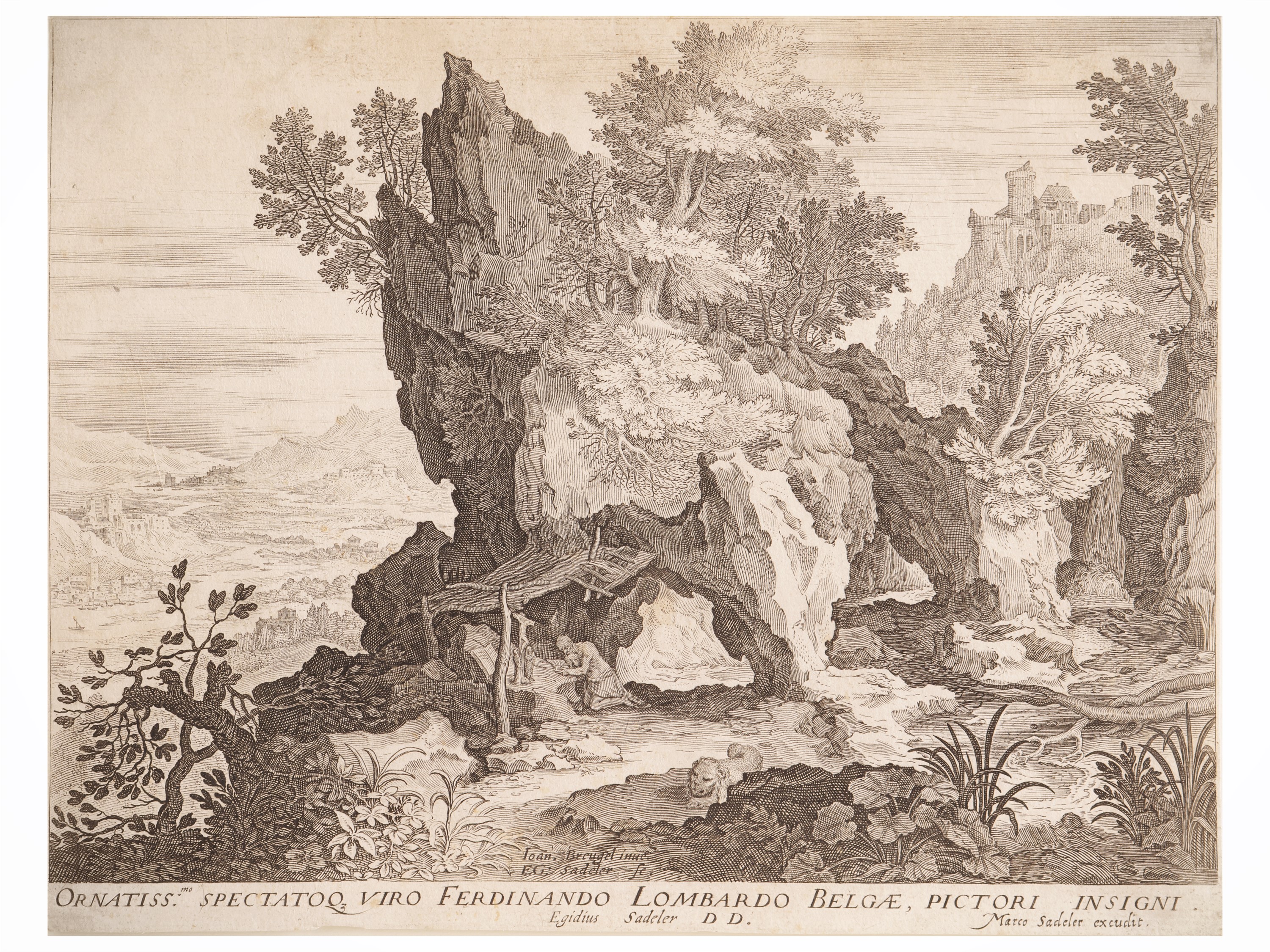 Scuola Fiamminga - Raccolta di incisioni di scene bibliche e paesaggi, XVI/XVII secolo