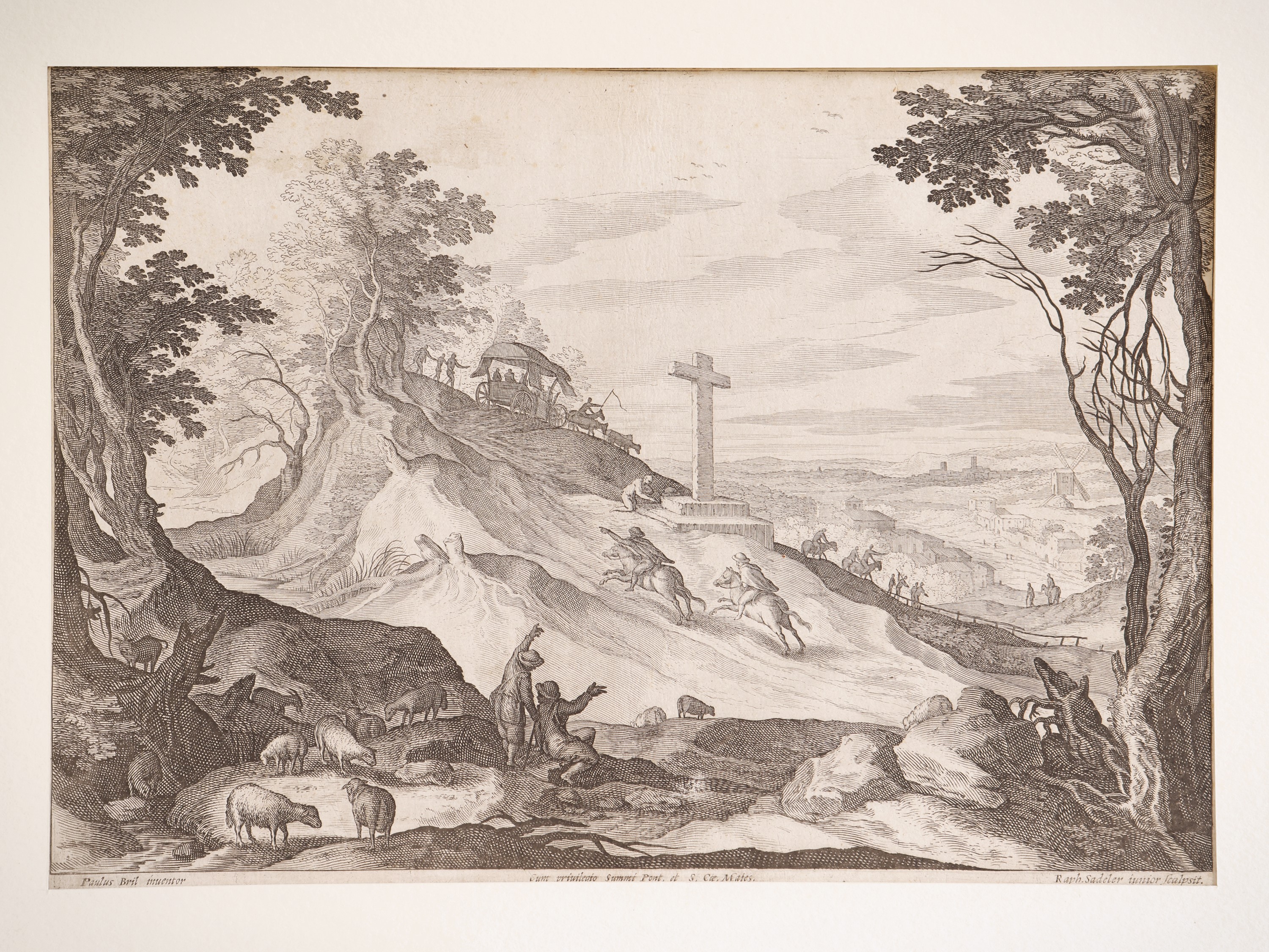 Scuola Fiamminga - Raccolta di incisioni di scene bibliche e paesaggi, XVI/XVII secolo