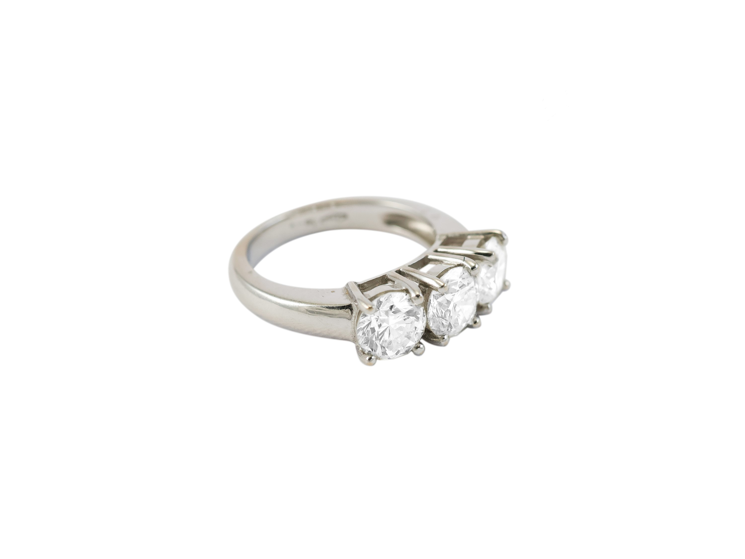 Trilogy Anello in Oro Bianco e Diamanti