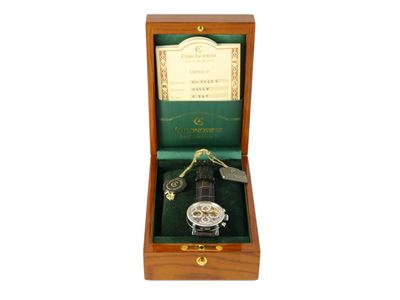 Chronoswiss, Opus ref. 7523S, cronografo meccanico a carica automatica con quadrante scheletrato