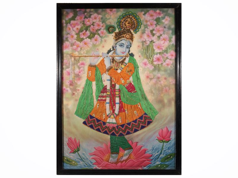 Pannello decorativo raffigurante Krishna