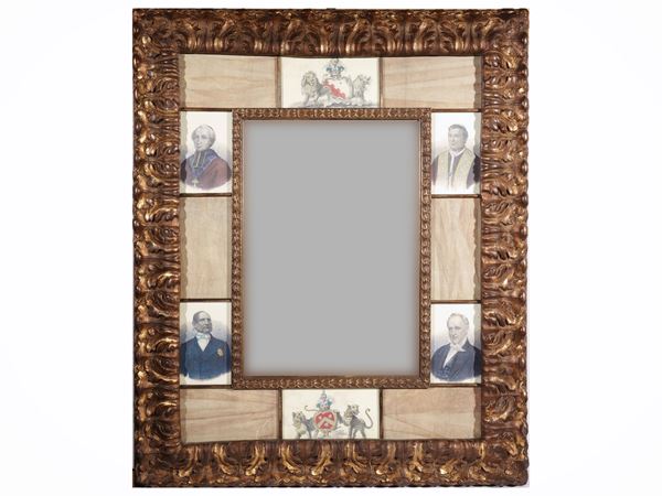 Specchiera decorativa  - Asta Roberta Balsamo: fantasie d'Oriente.   La collezione di borse gioiello - Maison Bibelot - Casa d'Aste Firenze - Milano