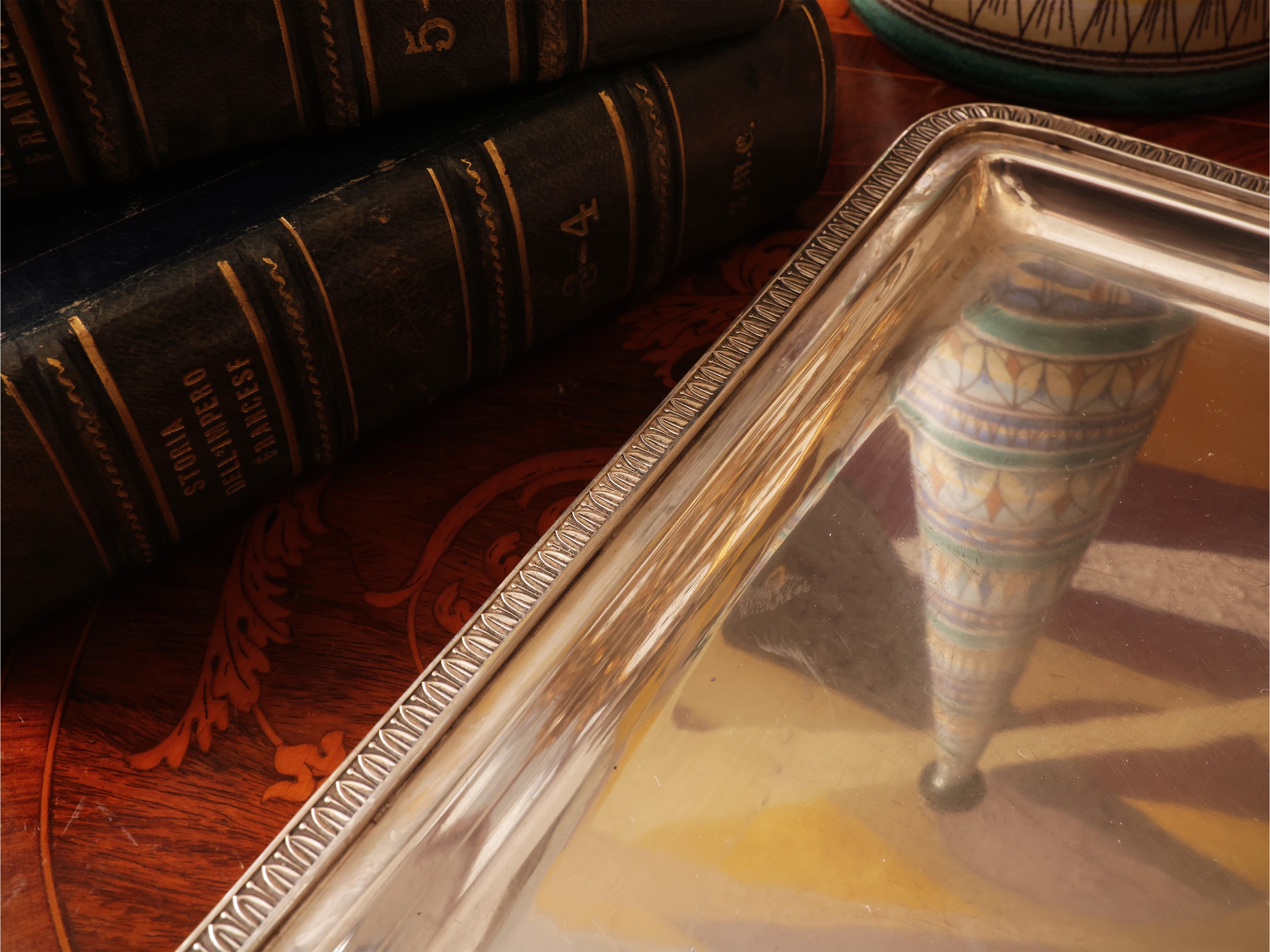 Vassoio da portata in argento, Greggio Rino Padova