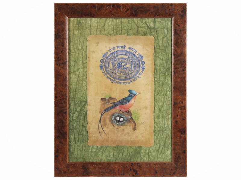 Coppia di pannelli decorativi animalier