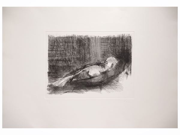 Three engravings: Giuseppe Ajmone, Ugo Capocchini and Leonardo Cremonini