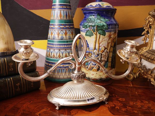 Candelabro in argento
