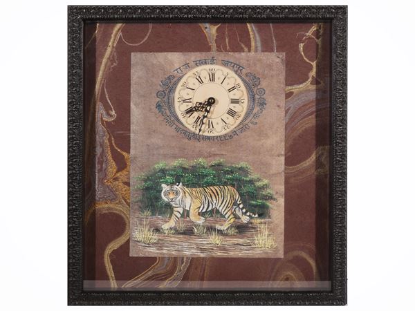 Pannello decorativo animalier  - Asta Roberta Balsamo: fantasie d'Oriente.   La collezione di borse gioiello - Maison Bibelot - Casa d'Aste Firenze - Milano