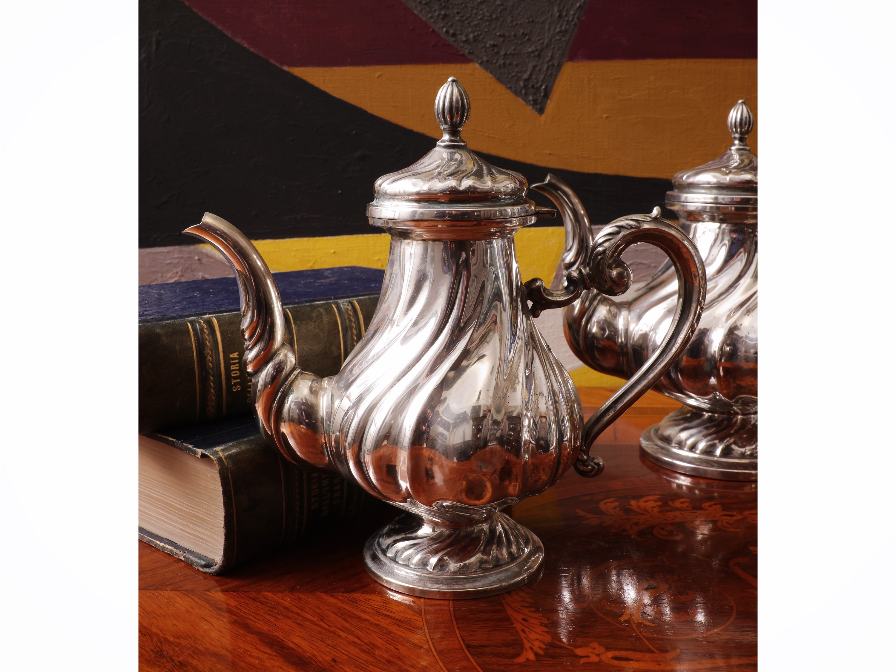 Servizio da tè e caffè in argento