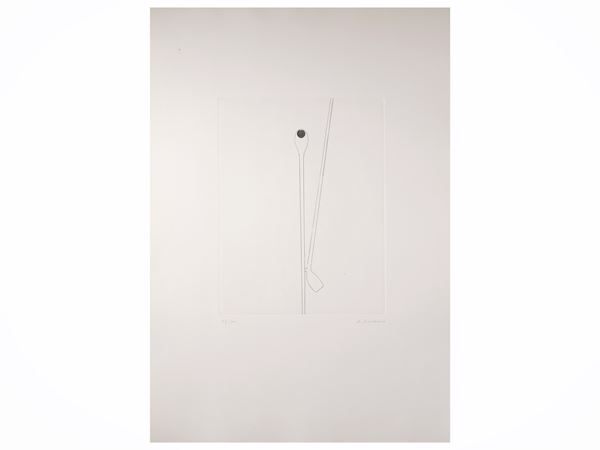 Antonio Bueno : Due pipe di gesso  - Asta Grafica da collezione - Maison Bibelot - Casa d'Aste Firenze - Milano