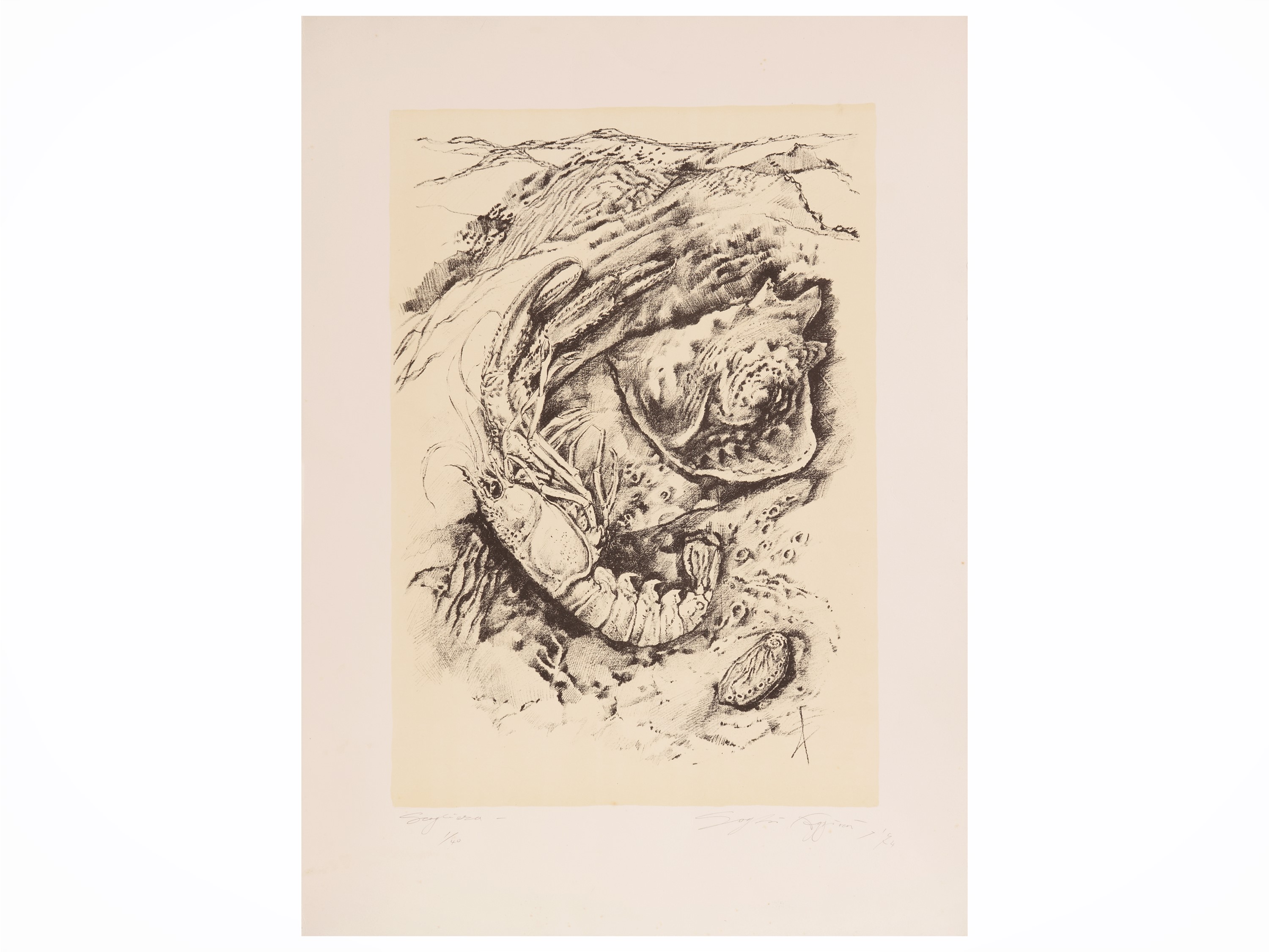 Lotto di grafica: Silvio Loffredo, Attilio Steffoni, Goghi Faggioni e Wolfgang Schroder