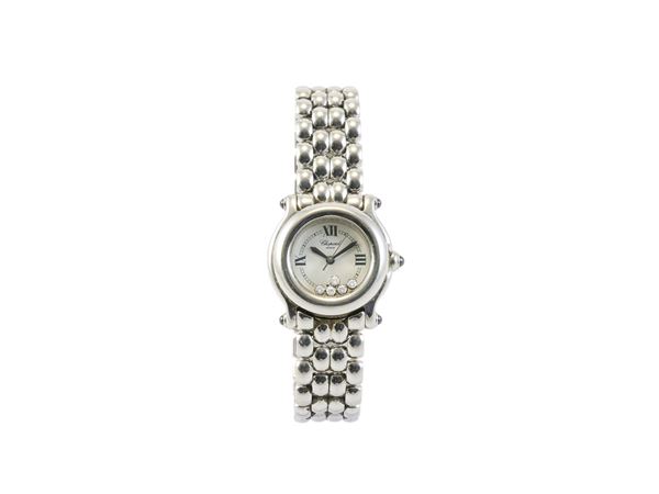 Chopard, modello Happy sport, orologio per signora  - Asta Gioielli e Orologi - Maison Bibelot - Casa d'Aste Firenze - Milano
