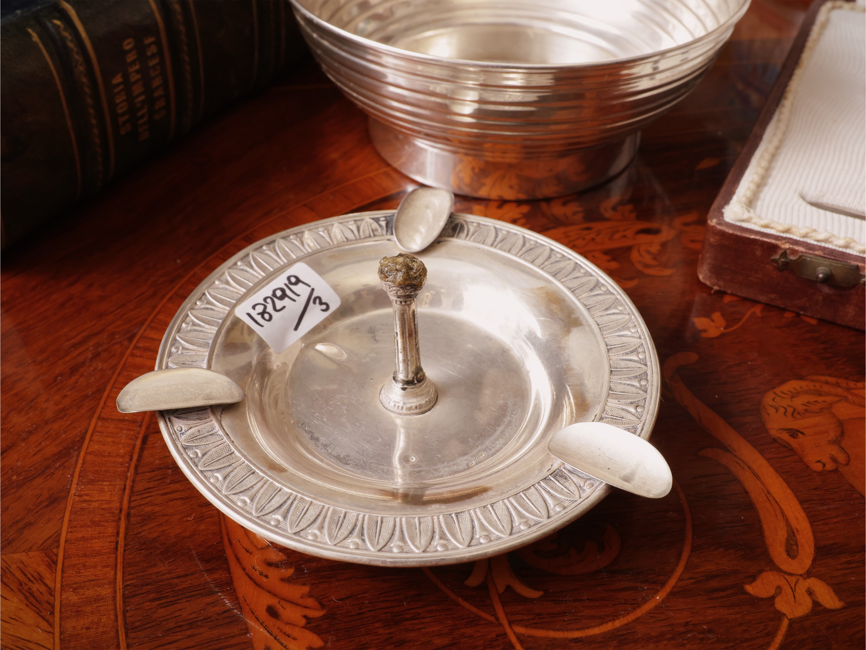 Set da scrivania in argento