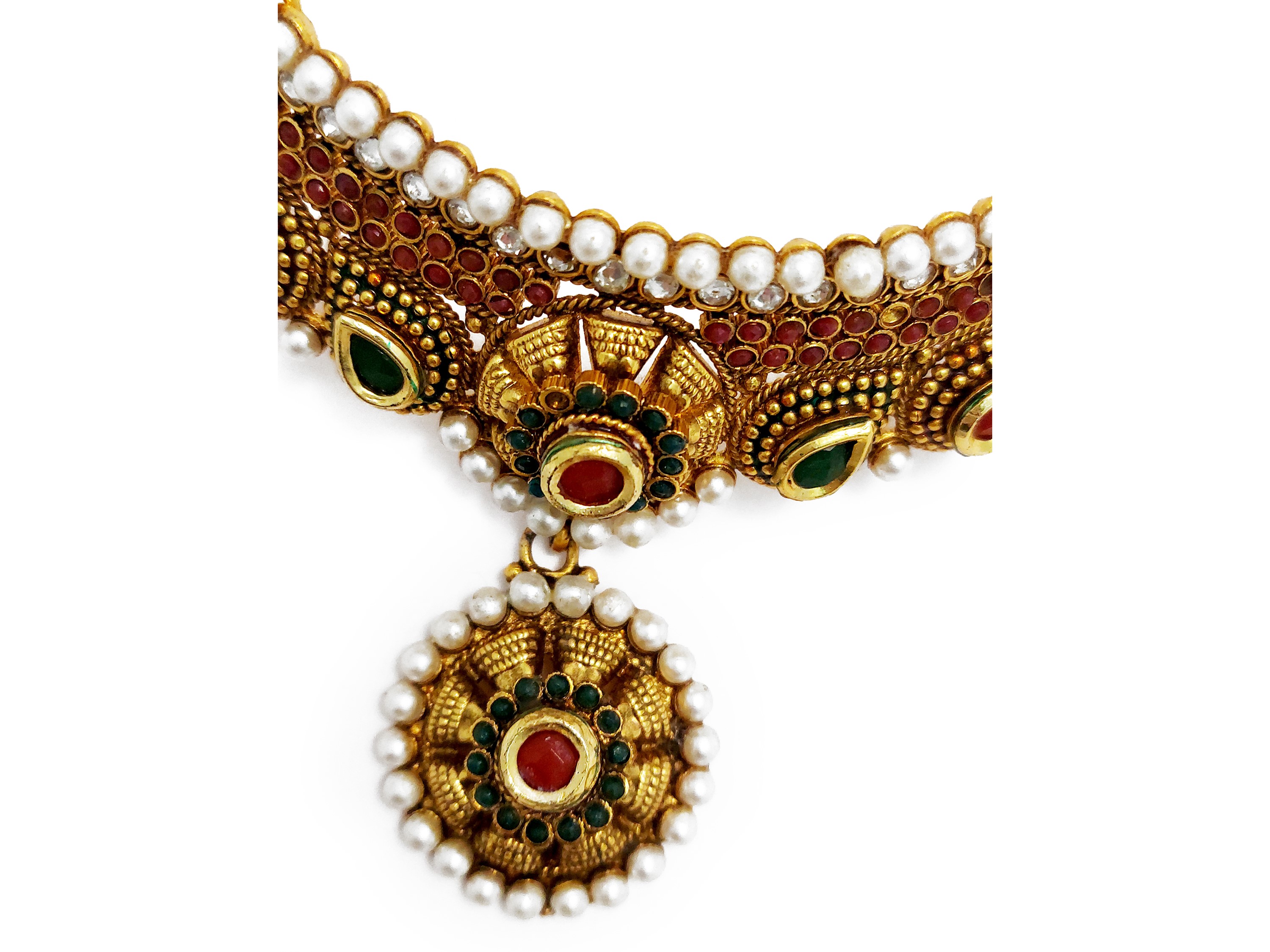 Choker rigido con pendente