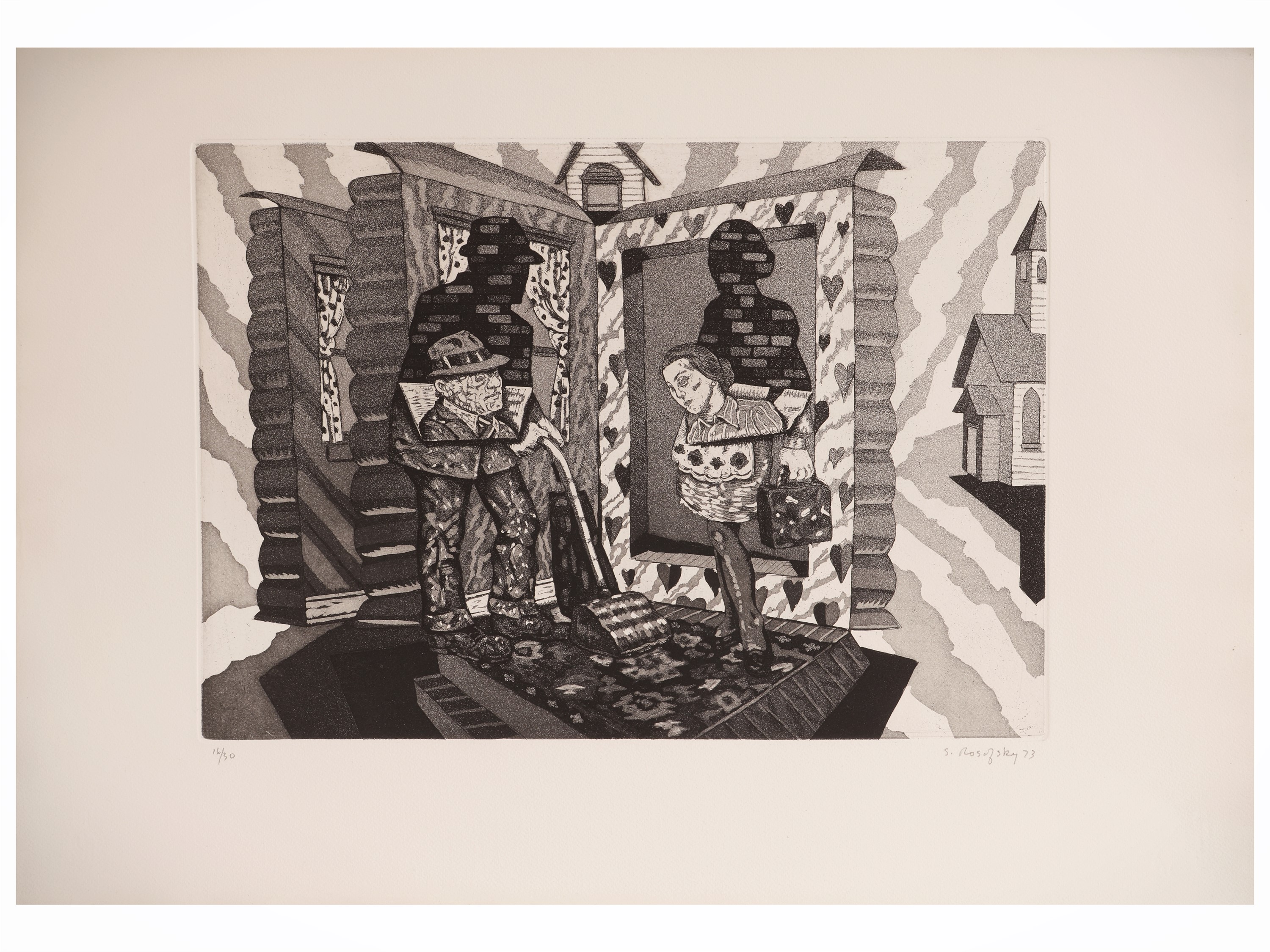 Lotto di grafica: Seymour Rosofsky, Wolfgang Schroder e Robert Carrol