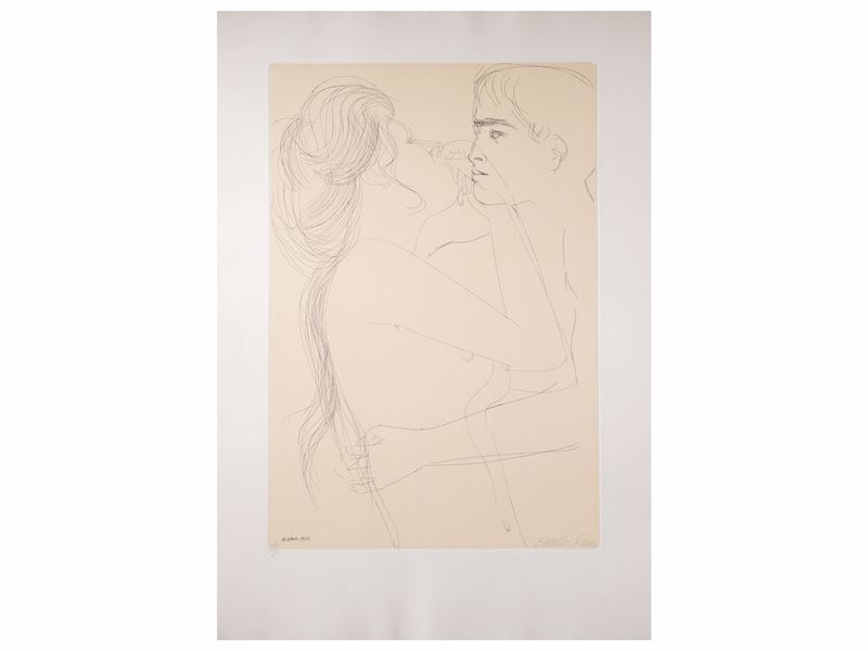 Emilio Greco - Commiato 1974, incisione originale