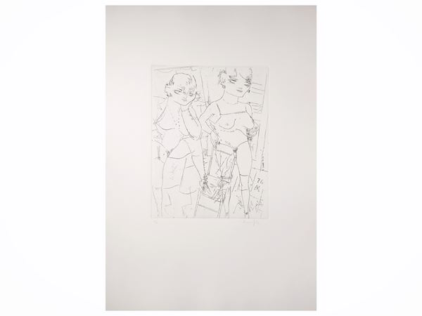 Alberto Manfredi : Le cognate amorose  - Auction Collectible Graphics - Maison Bibelot - Casa d'Aste Firenze - Milano