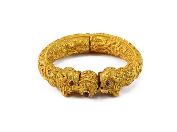 Bracciale Kada in oro giallo 