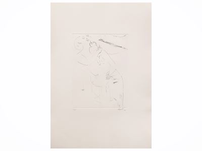 Bruno Saetti, Madre; Renzo Vespignani, Scena erotica; Alberto Viani, Nudo - incisioni originali
