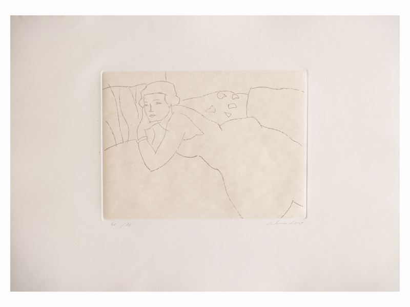 Aldo Salvadori - Interno, incisione, esemplare 46/70