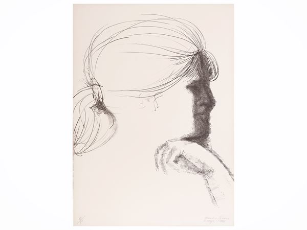 Emilio Greco : Paola 1969  - Asta Grafica da collezione - Maison Bibelot - Casa d'Aste Firenze - Milano