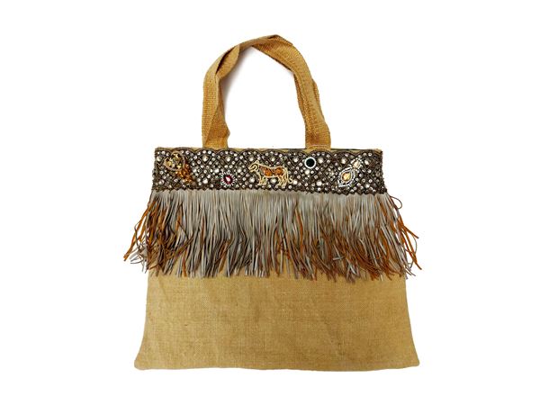 Roberta Balsamo - Shopper gioiello in juta naturale