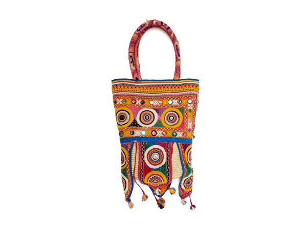 Grande borsa in paglia naturale
