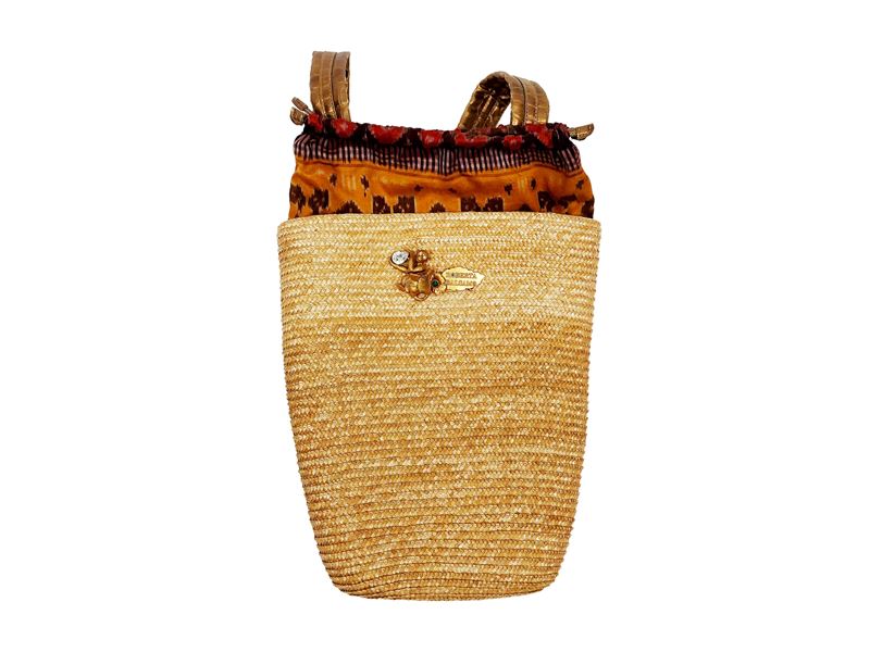 Zaino in paglia naturale