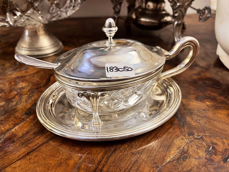 Formaggiera in argento