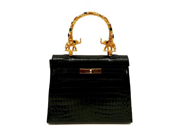 Borsa gioiello in stile Kelly