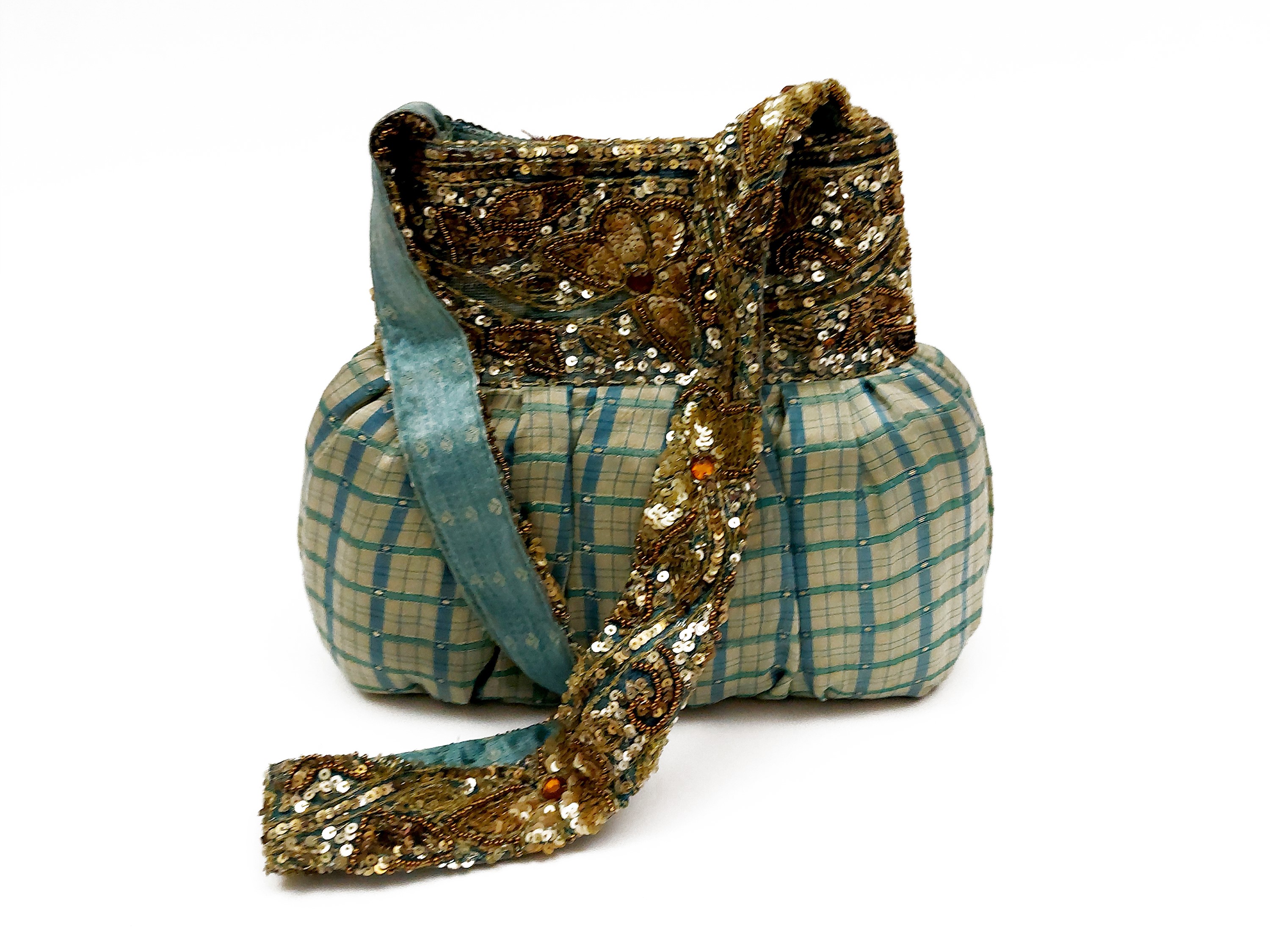 Borsa gioiello in seta indiana