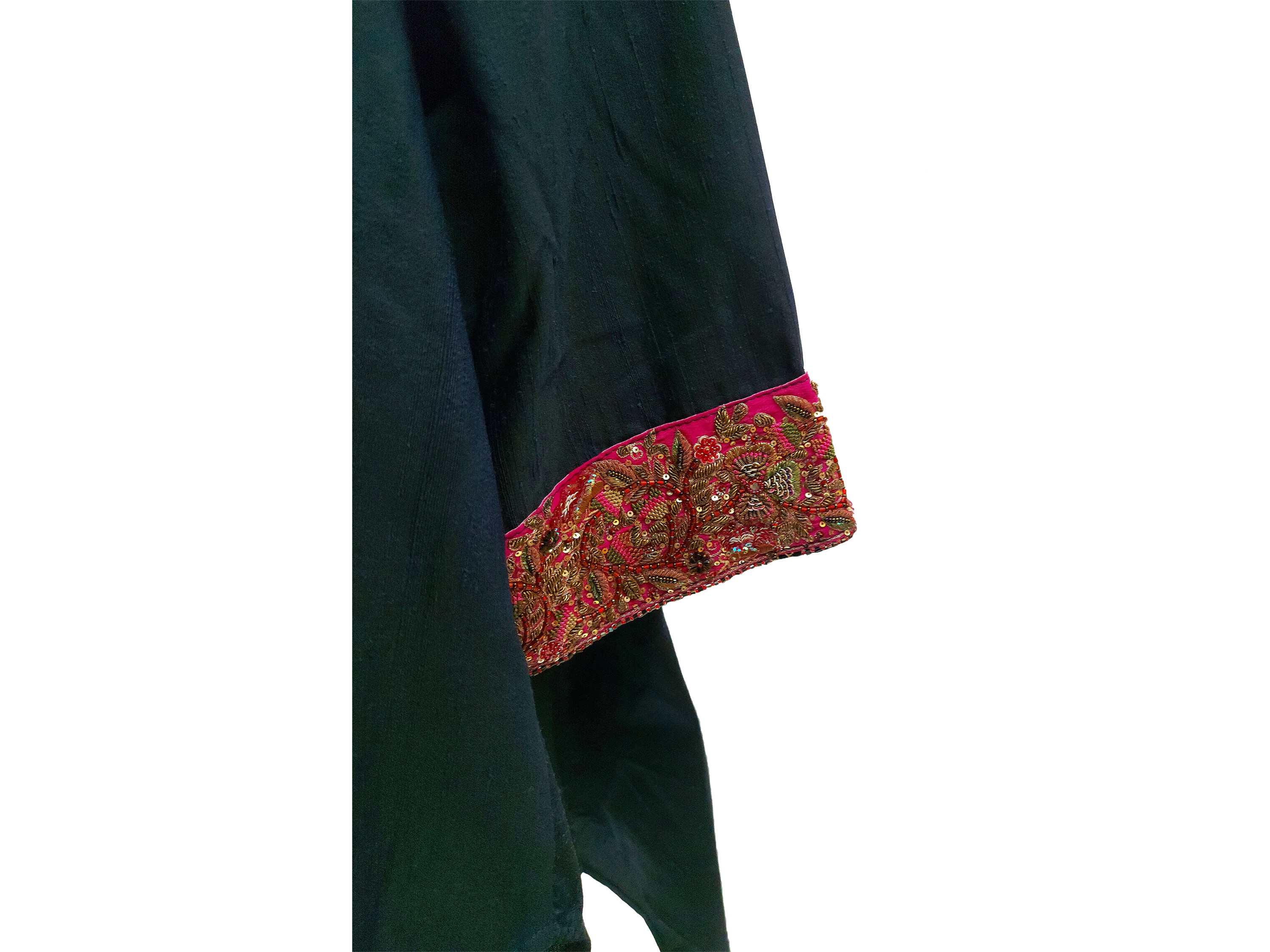 Blusa in shantung blu