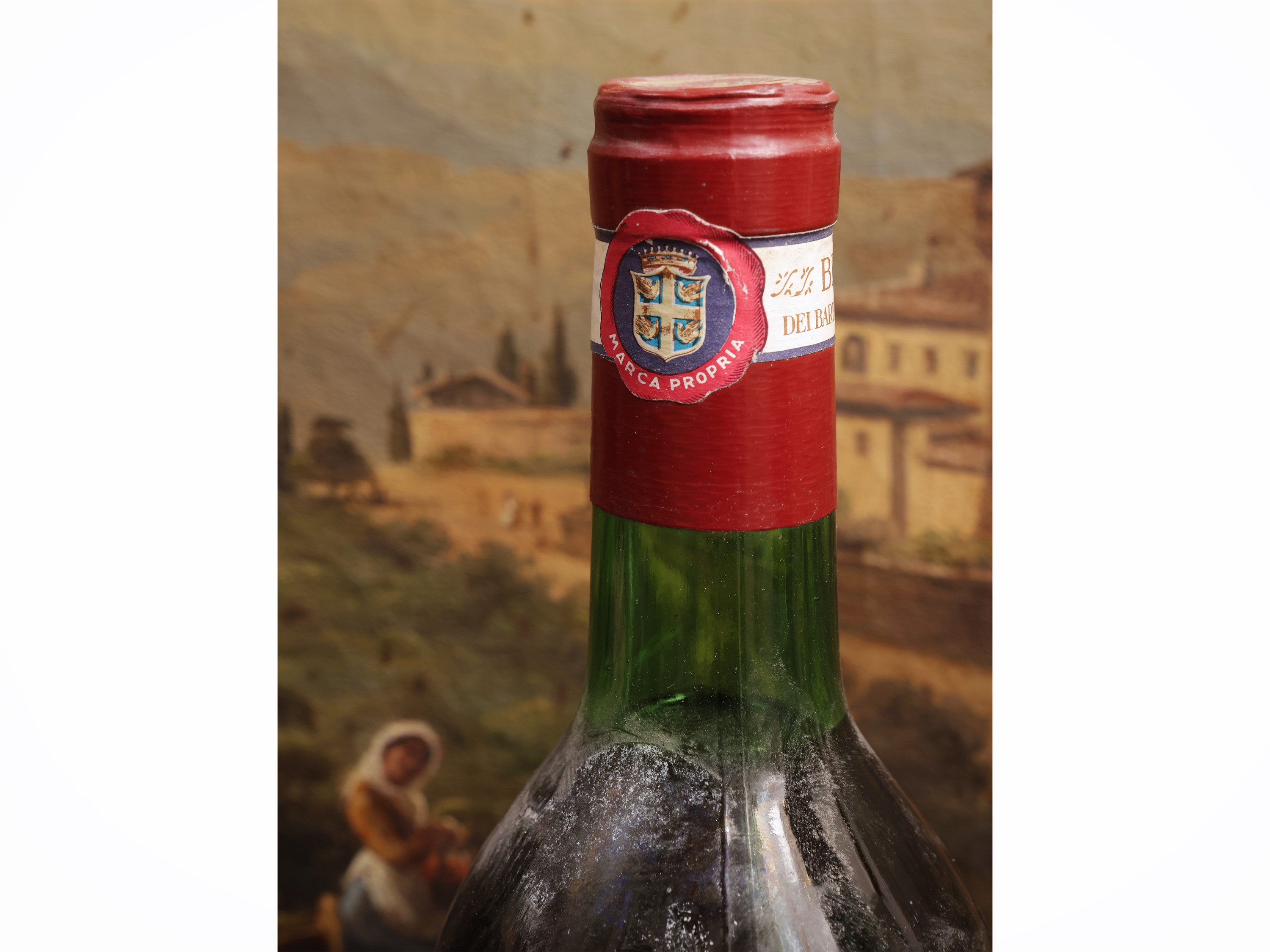 Quattro bottiglie di vini rossi di pregio