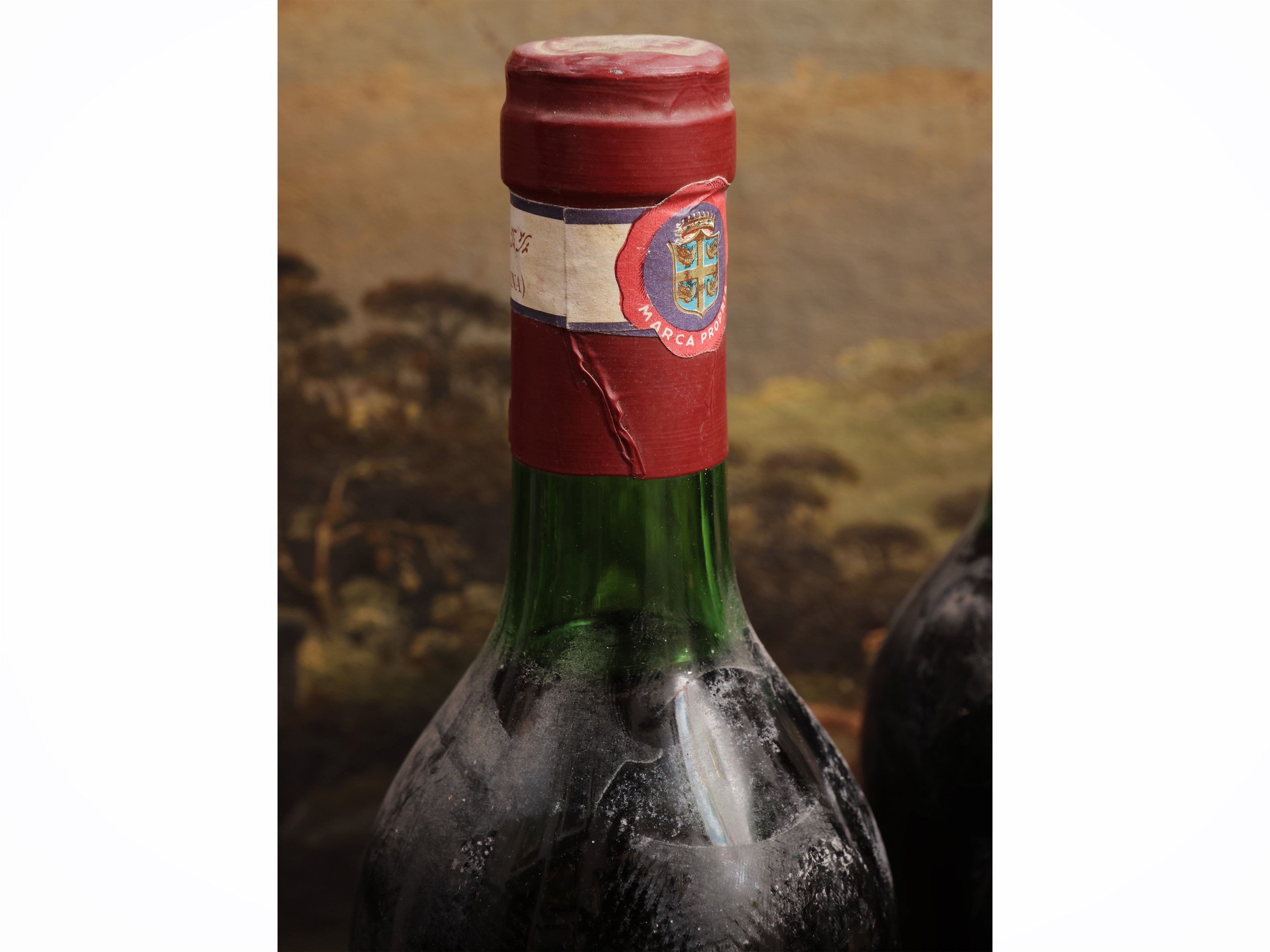 Quattro bottiglie di vini rossi di pregio