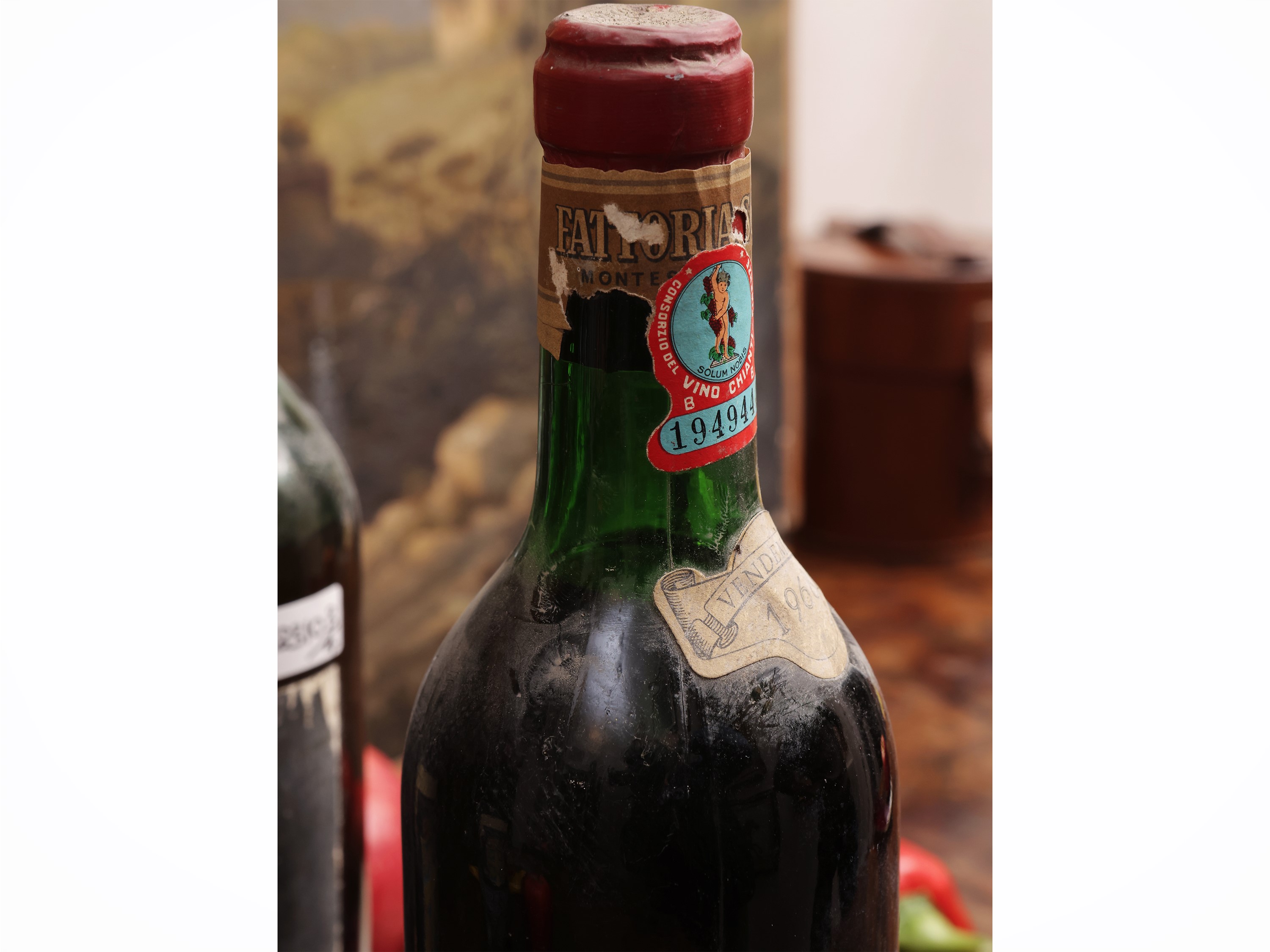 Quattro bottiglie di vini rossi di pregio