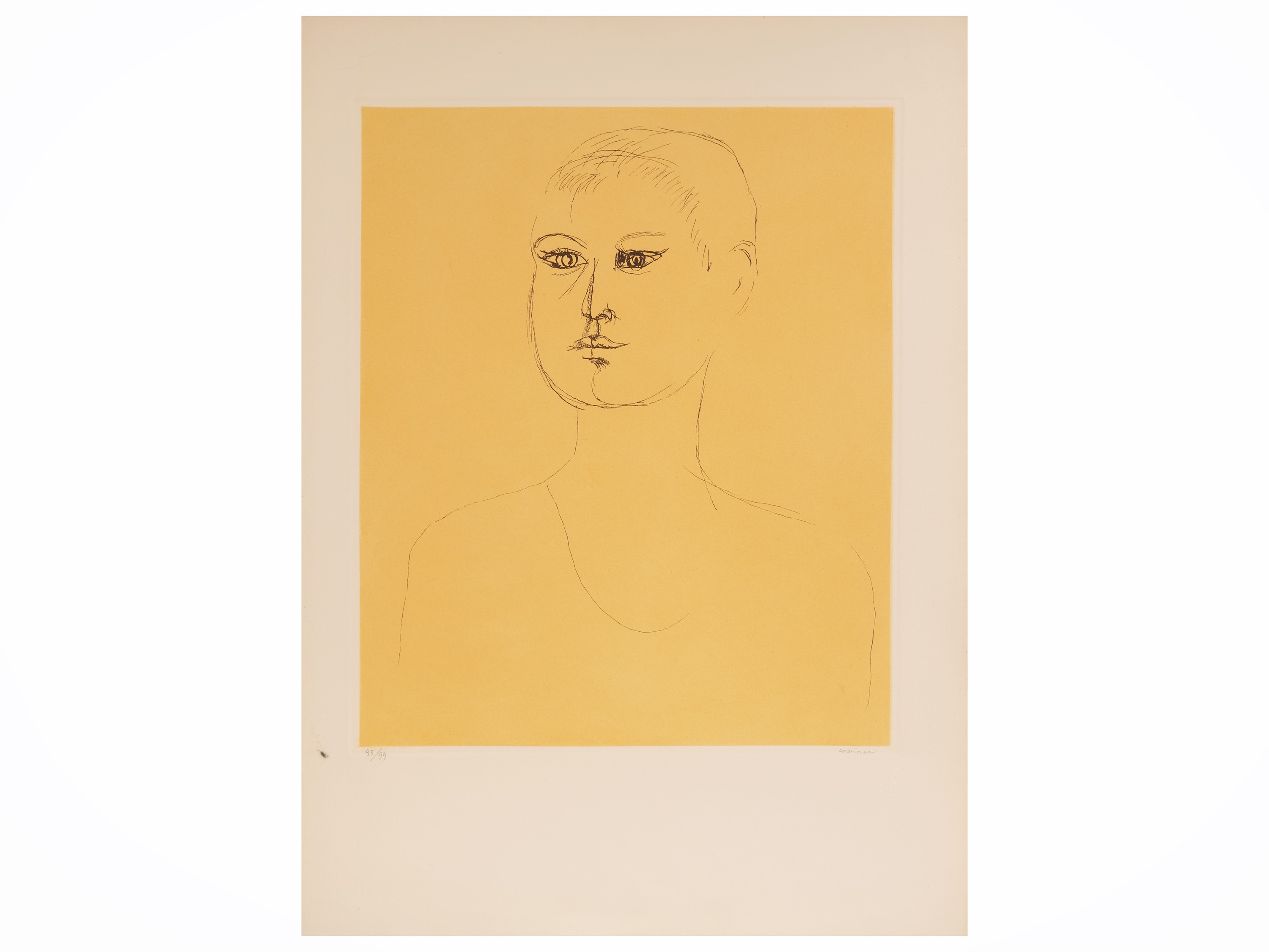 Lotto di grafica: Bruno Cassinari e Wolfgang Schröder