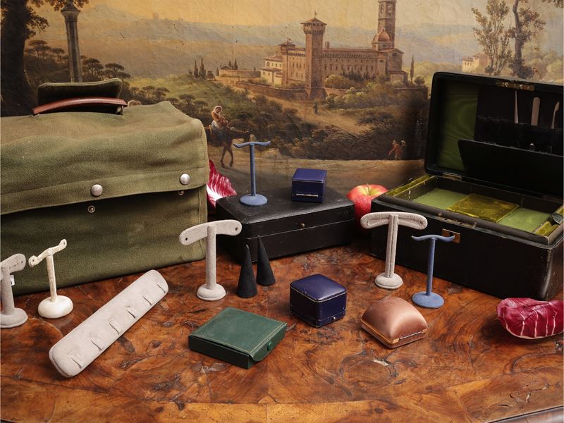 Assortimento di scatole d'epoca, XIX/XX secolo